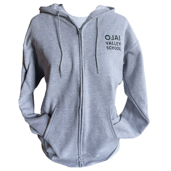 Gray - OVS Zip Up Hoodie